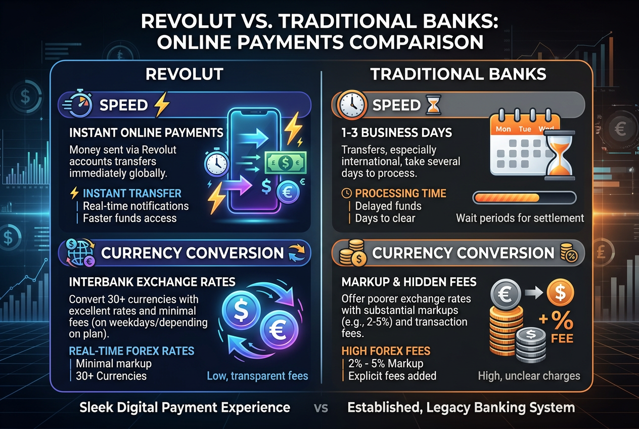 Porównanie kosztów i korzyści płatności Revolut vs tradycyjne banki w polskim kasynie